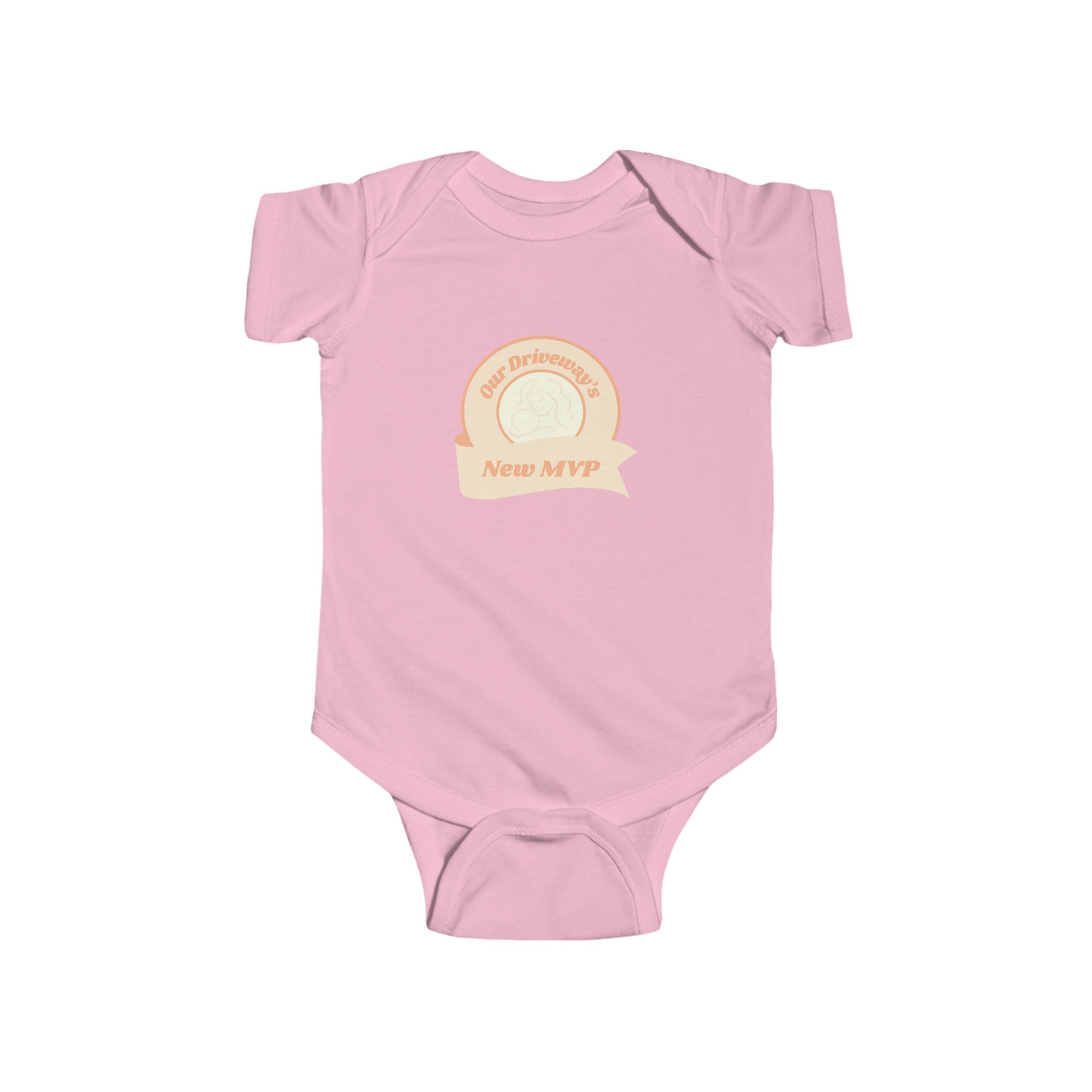 Baby Bodysuit - Types of Driveway's Newborn Bodysuit - Retro Natural Baby Bodysuit - Image 4