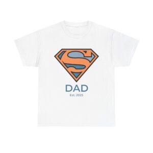 Custom Comfort Colors® Dad Shirts, Gift For New Dad Shirt, Dad With Est. Date
